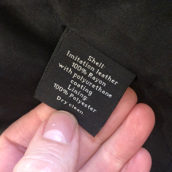 ROCK & REPUBLIC Women's Size XS Jacket Motorcycle Faux Leather Studded Black - Picture 6 of 10